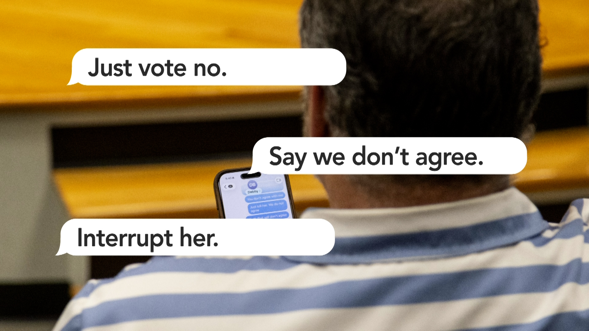 100+ texts: Former GOP leader told election official how to vote during contentious public hearing