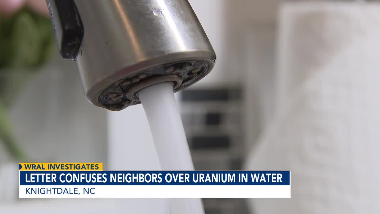 Confusion after utility reports high uranium in Knightdale's water ... again
