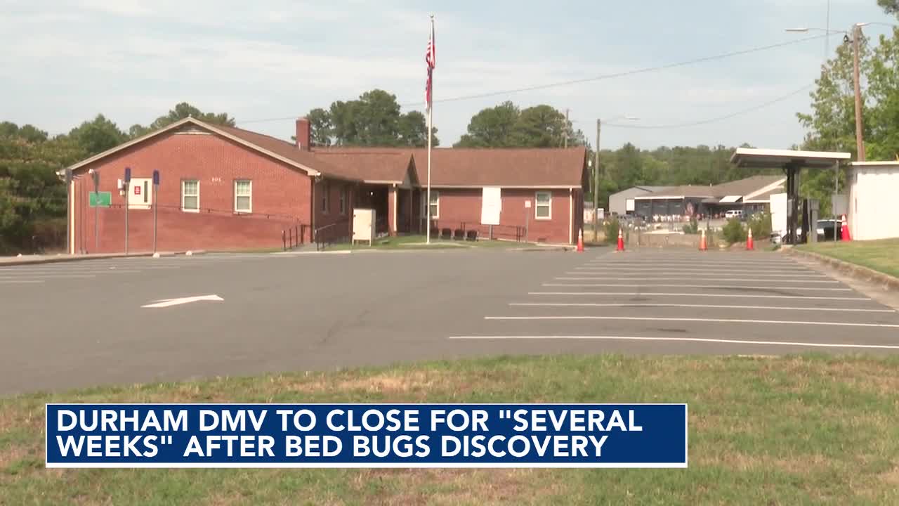 Bed bugs shut down DMV office in Durham